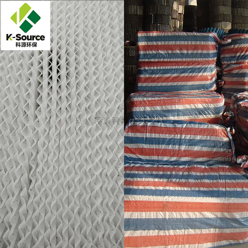 350y Acid Resistance CPVC PVDF Plastic Corrugated Plate Structured Packing