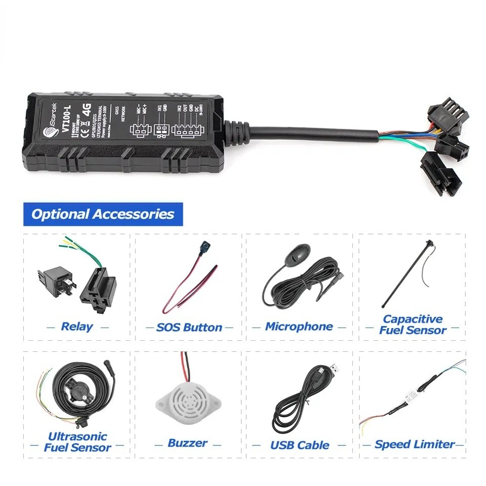 Manual de RoHS vt100 DISPOSITIVO ANTI-ROUBO E300 Alerta de Voz Rastreador GPS com sensor de combustível para veículos