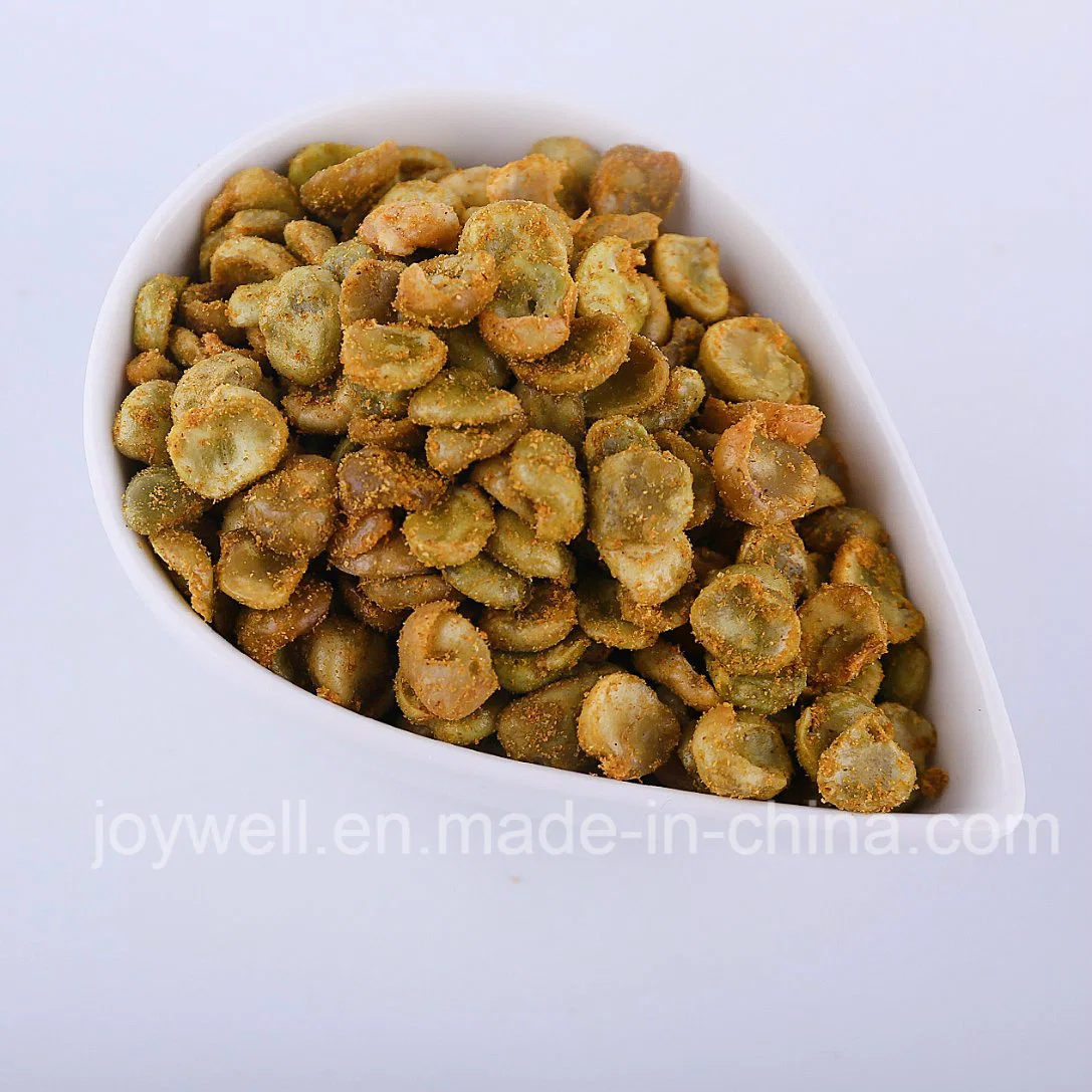 Bolsa de empaque de guisantes verdes fritos y salados Crispy Stand