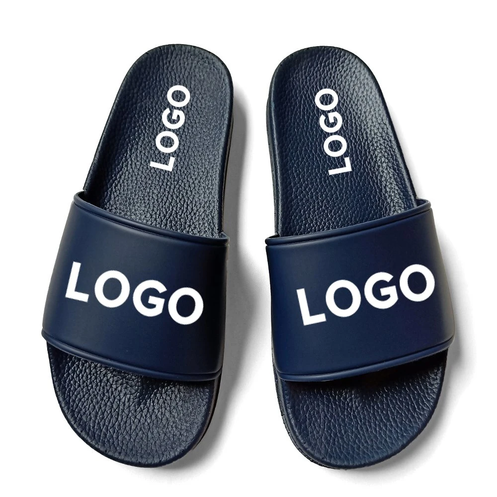 Custom Logo Slippers Men Plain Blank Slide Sandal