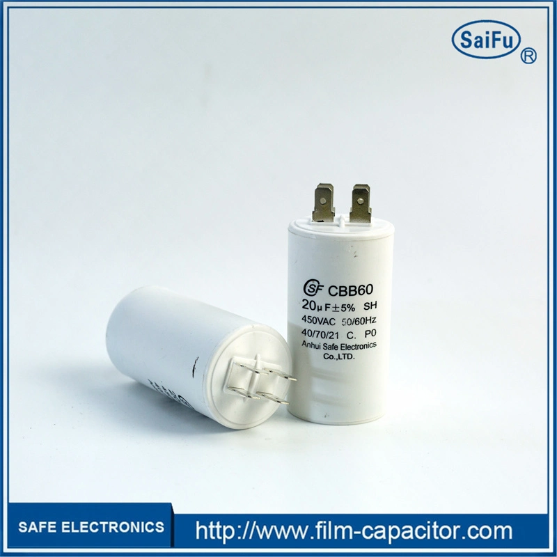 Cbb60 Air Pump Water Pump Motor Start Polypropylene Film Capacitor