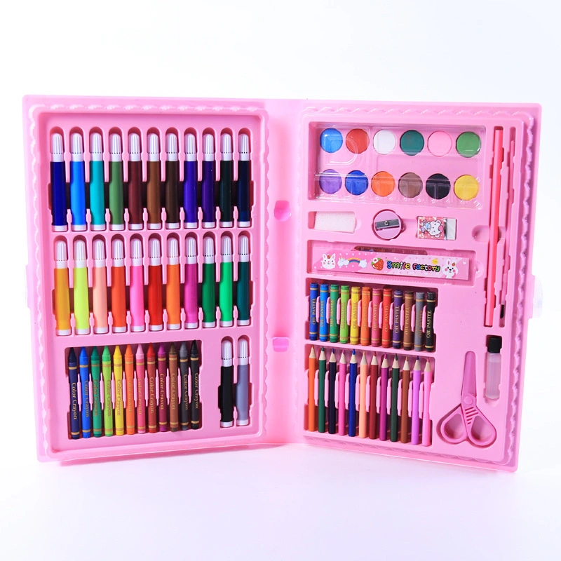 86 PCS Crayon Water Pen Children School Stationery Set for Kids