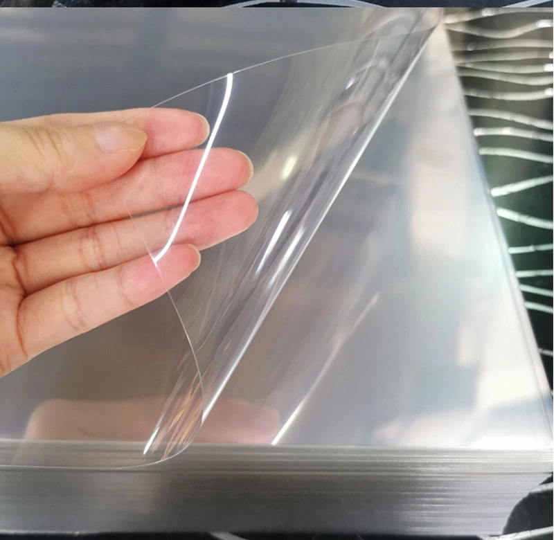 2mm Doppelseitig PE Schutzfolie transparent PVC-Folie für Vakuumformung