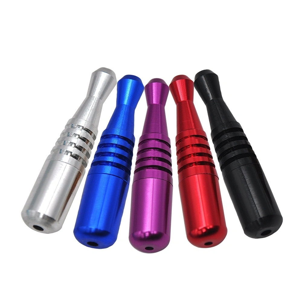 Metal Snuff Pipe Bottle Tip Multi-Color Removable Mini Rubber Nipple Snuff Pipe