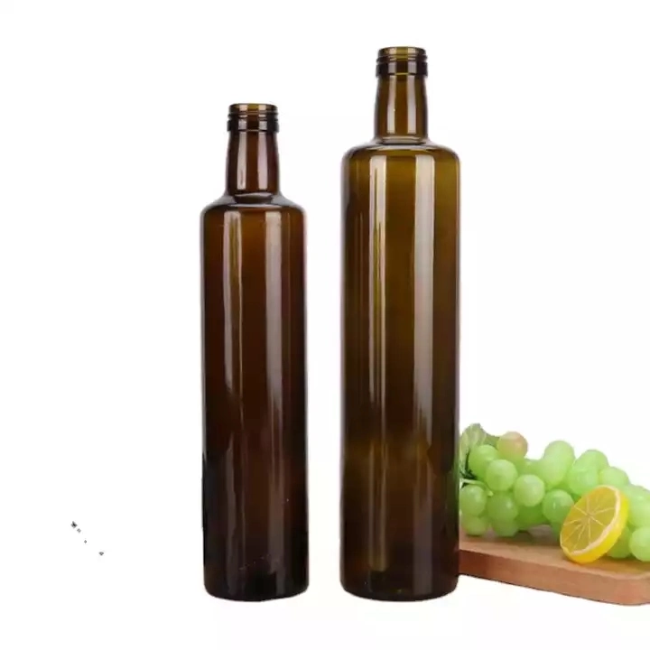 in Stock Round 500 Ml Dorica Olive Oil Glass Bottle 500ml Olive Oil Bottles