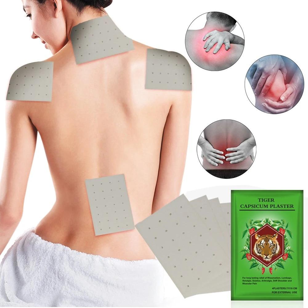 2022 Factory Wholesale/Supplier Relieve Body Joint Pain Tiger Capsicum Plaster for Elderly