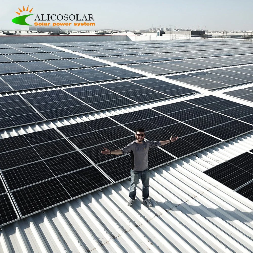 2730 وحدة الفلطاضوئية الشمسية من وحدة الطاقة الشمسية 144 خلية كفاءة عالية من Alicosolar مقاس 182 مم الخلايا الشمسية 550 واط