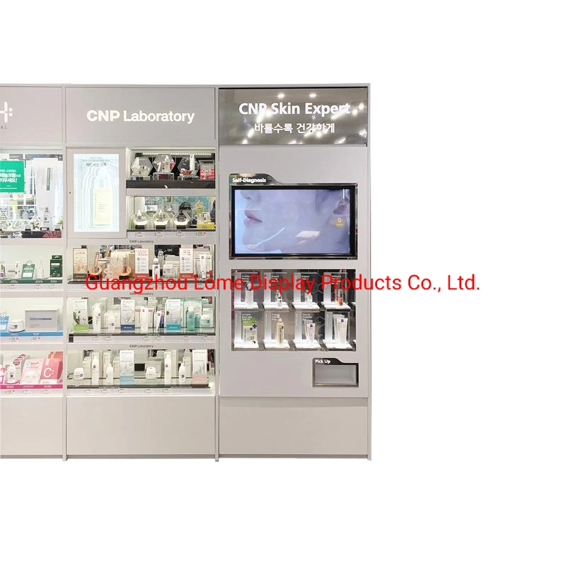 Showcase Makeup Kiosk Decorative Furniture Counter Design Skincare Shop Fitting and Display