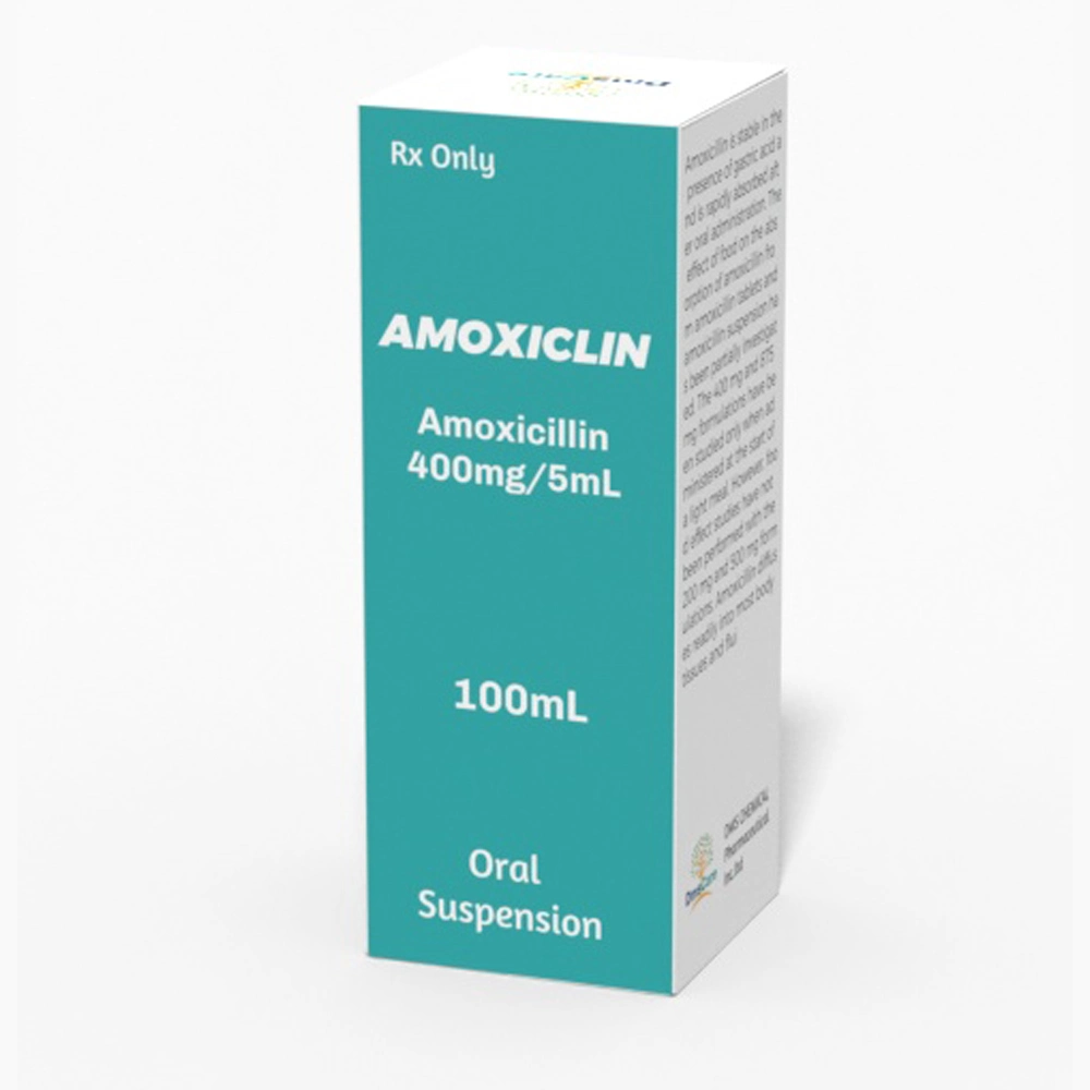 La amoxicilina y clavulanato de potasio la suspensión de 200 /28,5 mg/5 ml 100 ml de penicilina