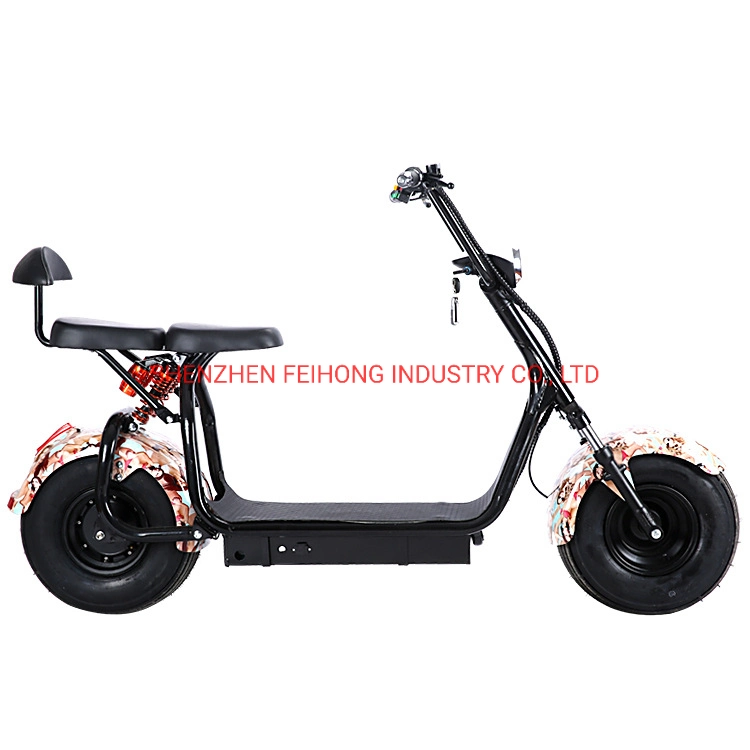 Moto autocaravane électrique Vélo électrique moto autocaravane Scooter moteur pliable batterie 60V 12ah 1500W moteur Harley Scooter EQ-02