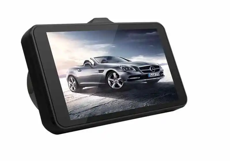 4 Inch 1080P Window Installed Dual Lens Touch Screen Dash Cam