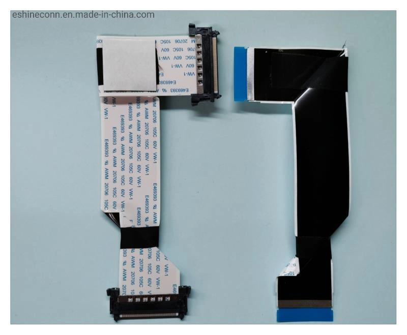 Integrated Dideo System Premo-Flex FFC Jumper Substitutes Molex FFC Cable RoHS Compliant