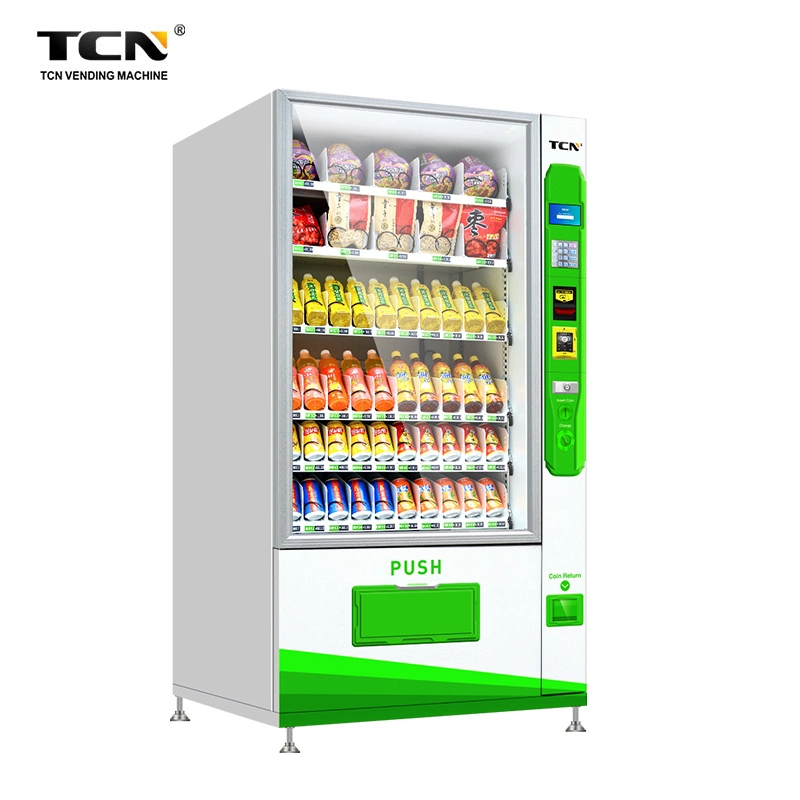 Food and Drinks Indoor Tcn Carton Wood Milk Snack Vending Machine