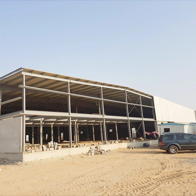 Industrial Building H Type/Section Steel Sandwich Panel Workshop/Warehouse Metal Purlin Sheet Frame Material for Storage/Plant/Hangar/Garage/Shed Construction