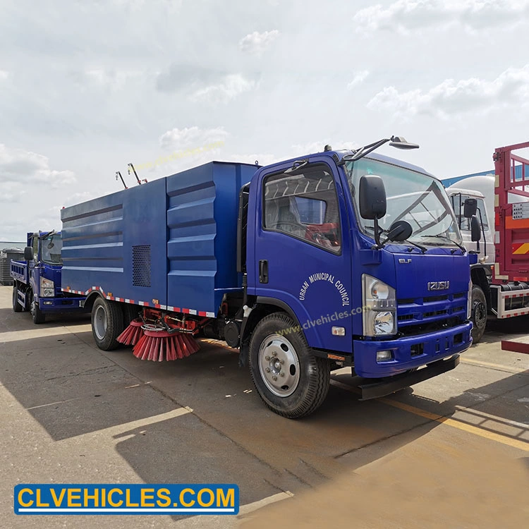 Isuzu Sweeper Trucks Road Cleaner Truck Vacuum Sweeper