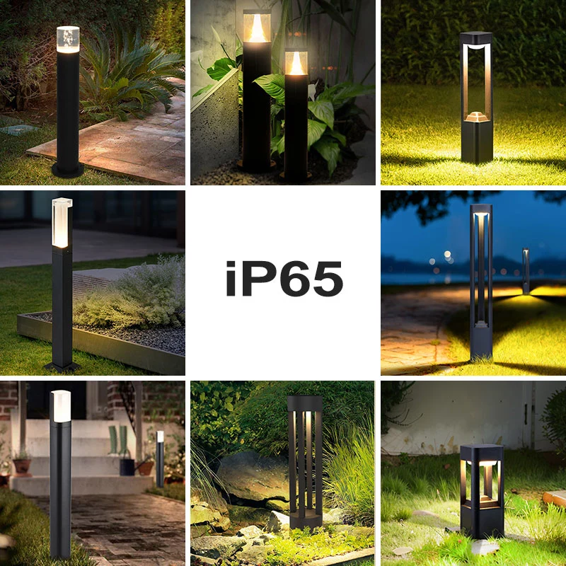 En plein air solaire Anti-Rust Powered Glow Post feux solaire de jardin