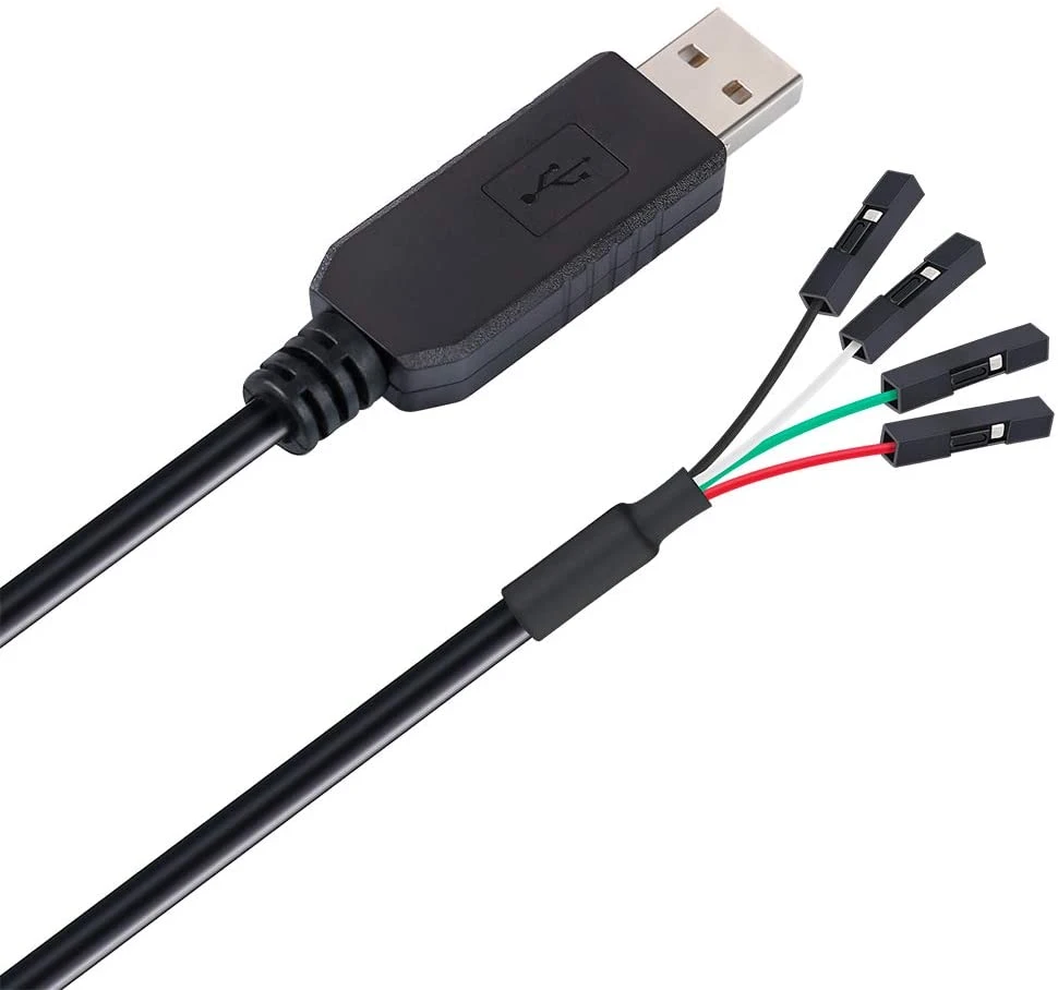 Conexión de ordenador portátil único PL232RS232 rl PUERTO USB de tipo C de la DuPont Cable Ftdi