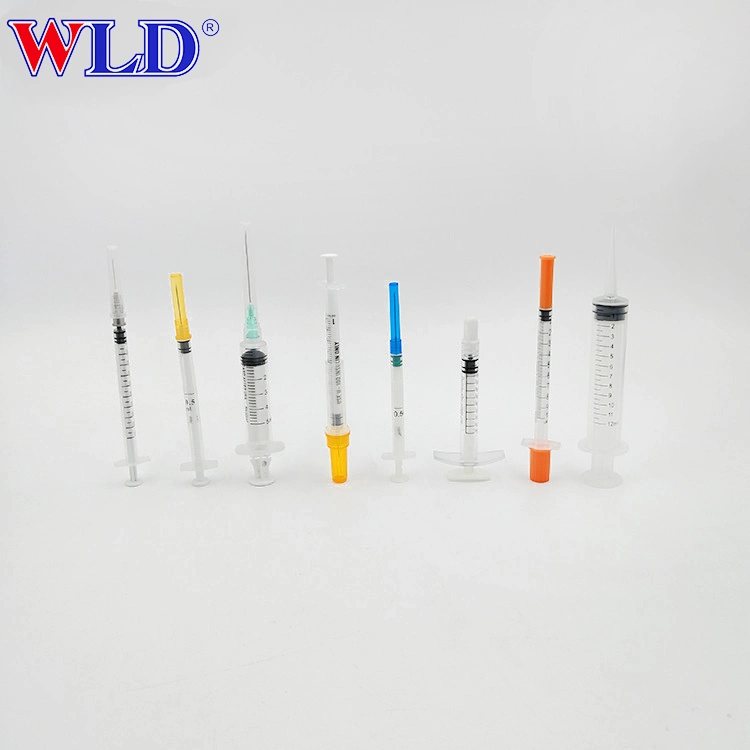 2021 Hot Sale Disposable Medical Syringes 1ml 5ml