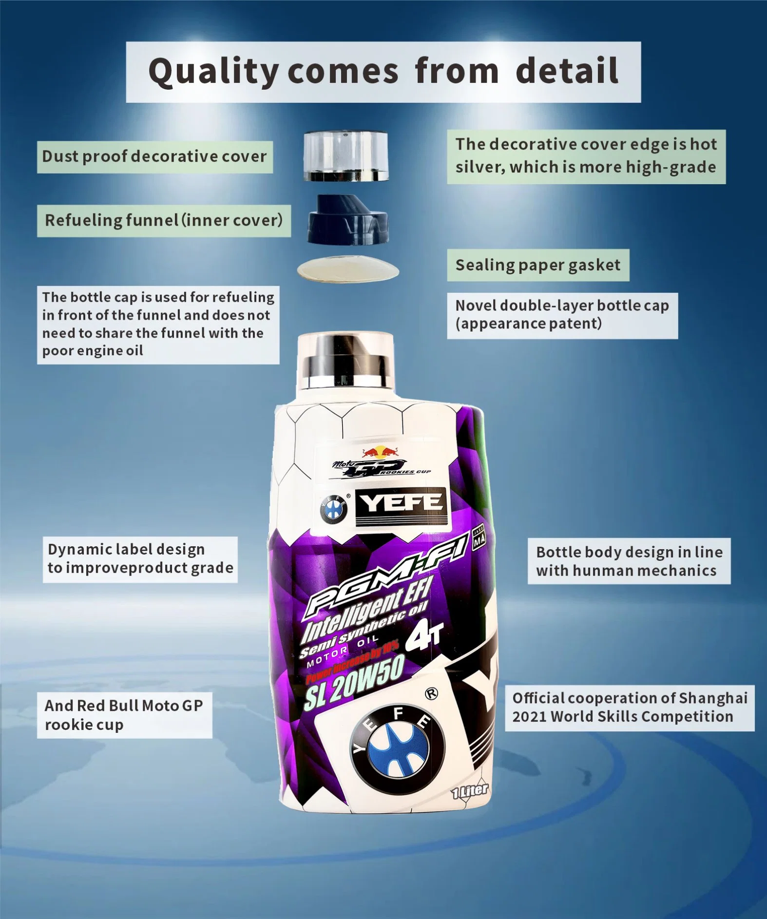 Factory Exports 10W30 4 Stroke Armor Lubricants 10W40 20W50 Motorcycle Engine Oil