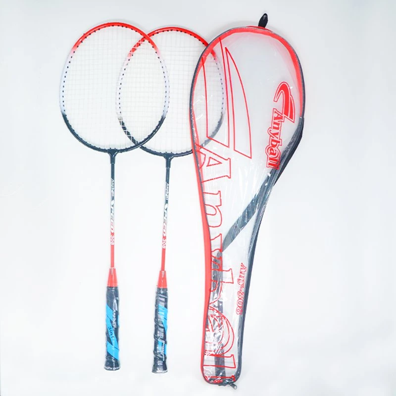 Anyball China Factory Supply Cheap Shuttle Steel Alloy Sale Badminton Rackets with Woven Bag