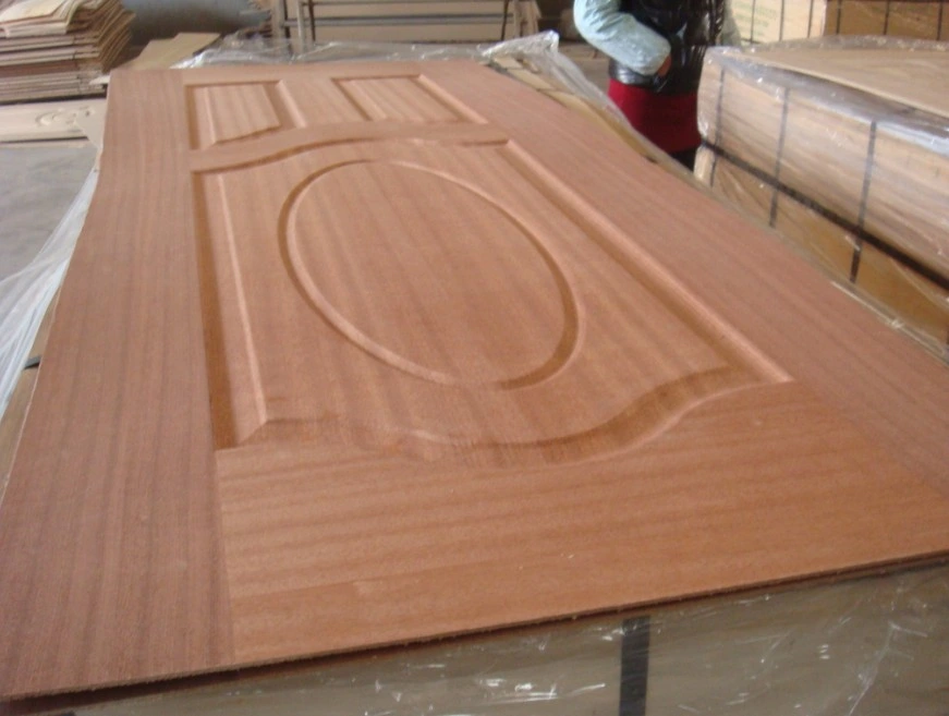 Natural Veneer Oak/Walunut/Ash/Sapele/Teak/Beech Mould Door Skin for Home Door