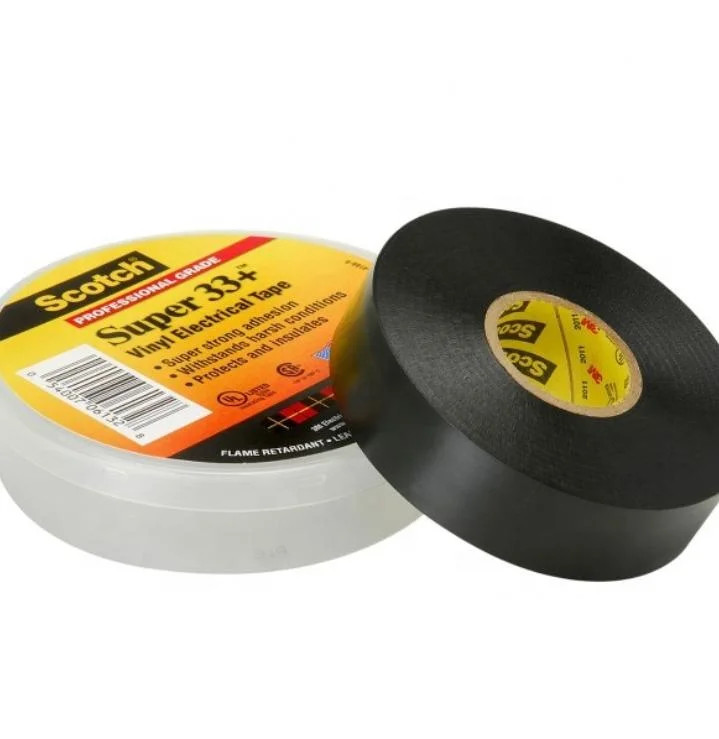 3m Brand Super 33+ Vinyl Electrical Tape Made of Durable PVC