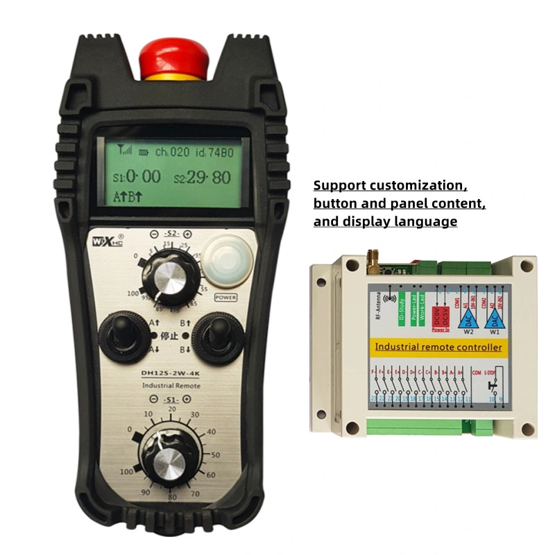 Double Speed 2 Joysticks Industrial Remote Controller for Electric Wire Saw Panel