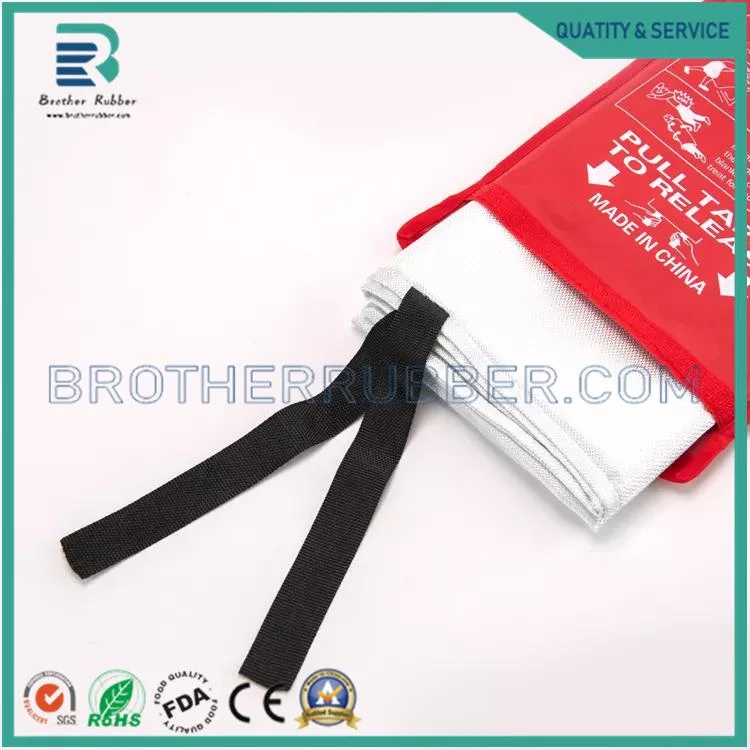 Emergency Smoker Insulation Silicone Fabric Welding Blanket