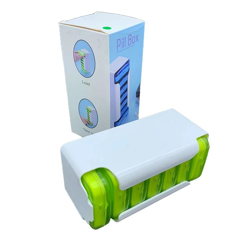 Plastic Weekly Pill Storage Box 28 Compartment for Home and Travel