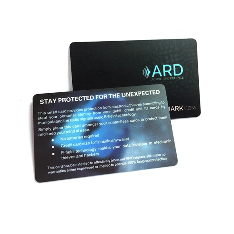 13.56MHz Anti Magnetic Waterproof RFID Blocking Card