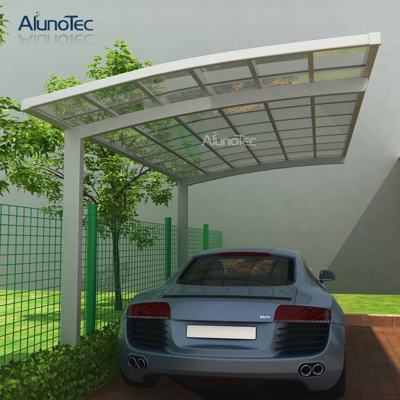 Outdoor Aluminum Carport Gazebo Shelter Polycarbonate Sheet Roof Car Parking Cover Carport