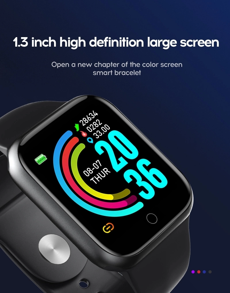 Neue meistverkaufte D20 Y68 Smart Watch großen Bildschirm wasserdicht I7PRO Max Smartwatch Iwo Serie 7 Smart Watch i7 pro Max