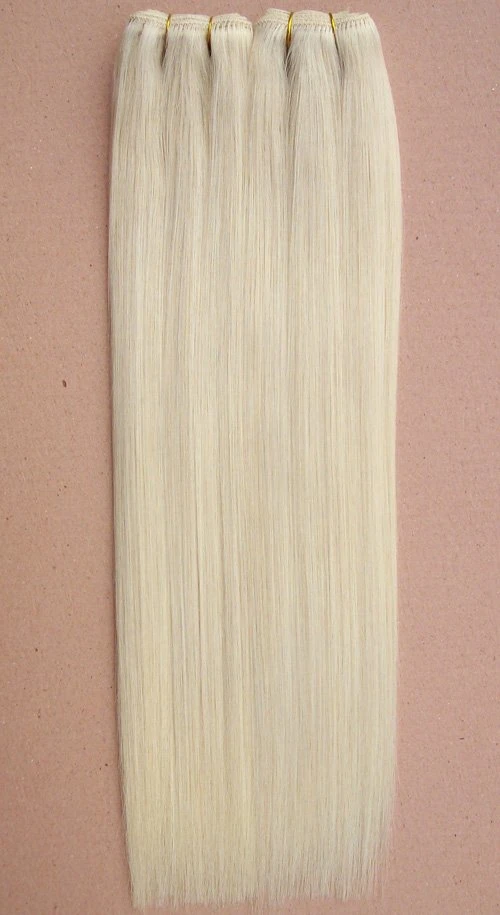 Blonde Color 613 Virgin Hair Extension Brazilian Hair Extension Human Hair Weft Weaving (AV-HW613)