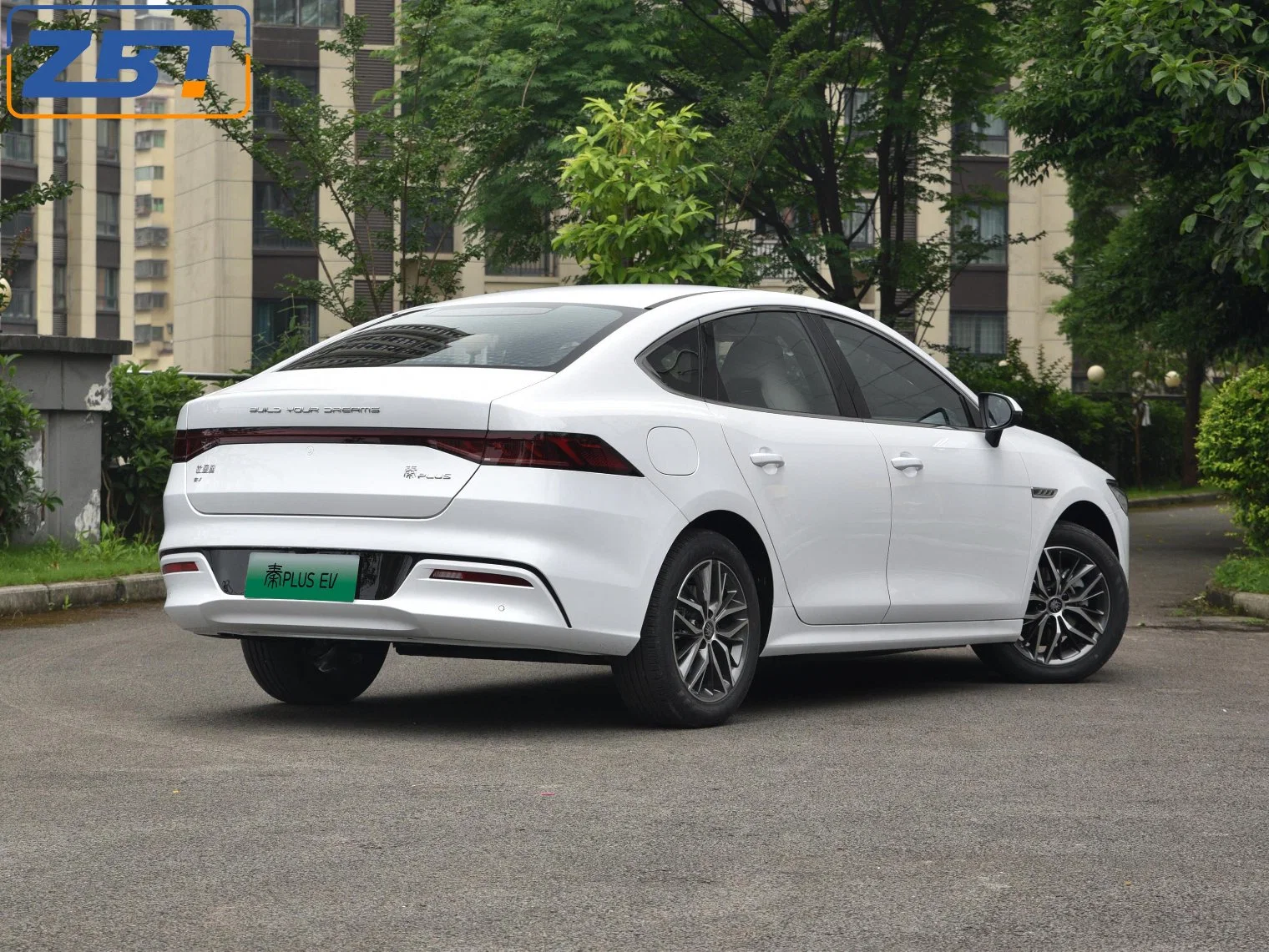 Made in China Nedc 400km Range Electric Brushless Motor Auto Used Car Byd Qin Plus EV Smart Compact Autos with English Menu