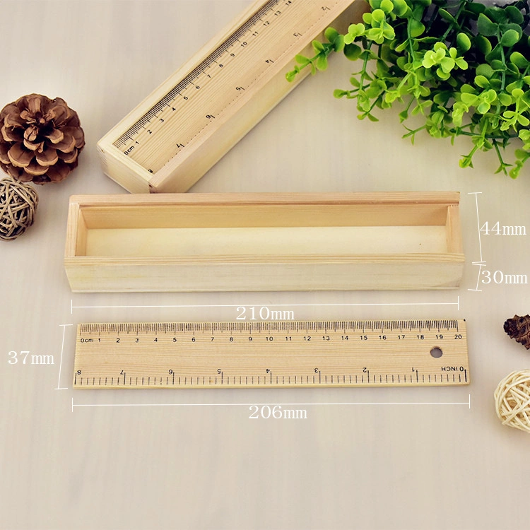 Custom Stationery Eco-Friendly Fancy Wooden Pencil Box