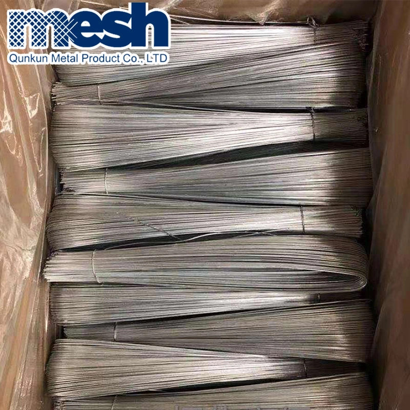 Electro Galvanized Galvanised Binding U Type Shaped Wire for Rebar Tie