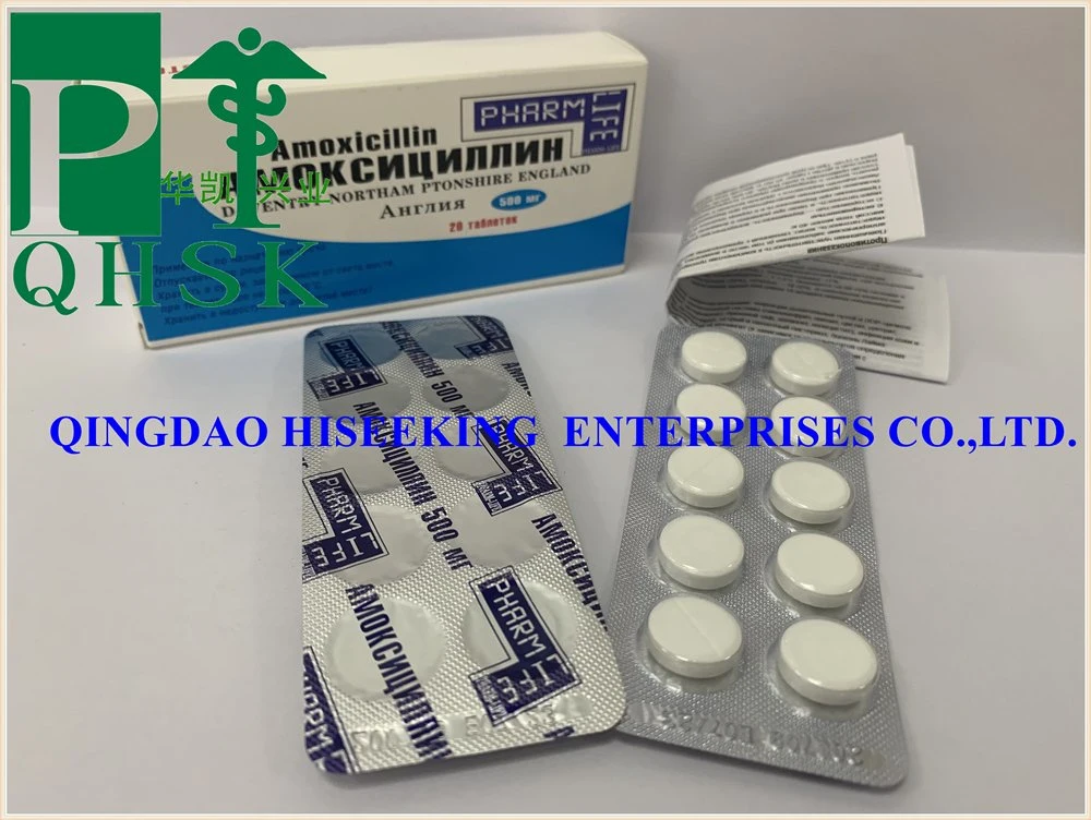 Tabletas de Amoxicilina para Suspensión Oral 500mg