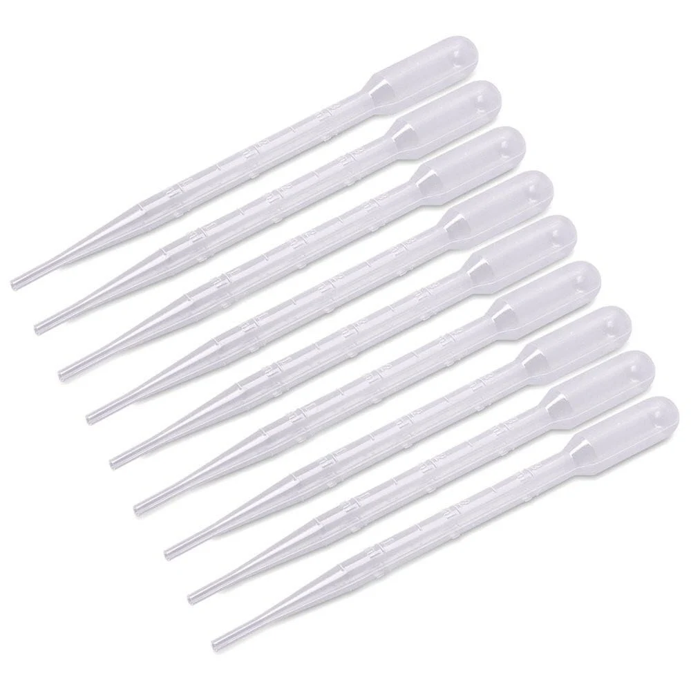 Goma pastos de vidrio de laboratorio médico pipetas pipetas gotero