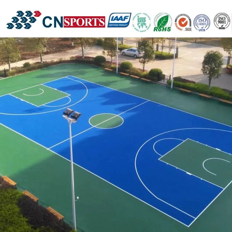 Wholesale Spu Rubber Basketball Tennis Sports Flooring for Gym/Stadium/Playground