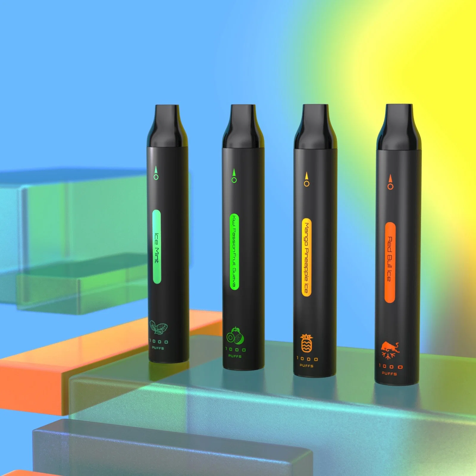 Vente en gros de l'huile portable jetable rechargeable sans fumée E Vape Cartouche Prix cookies Kit de démarrage vaporisateur Hookah Shisha Pen électrique 10 saveurs