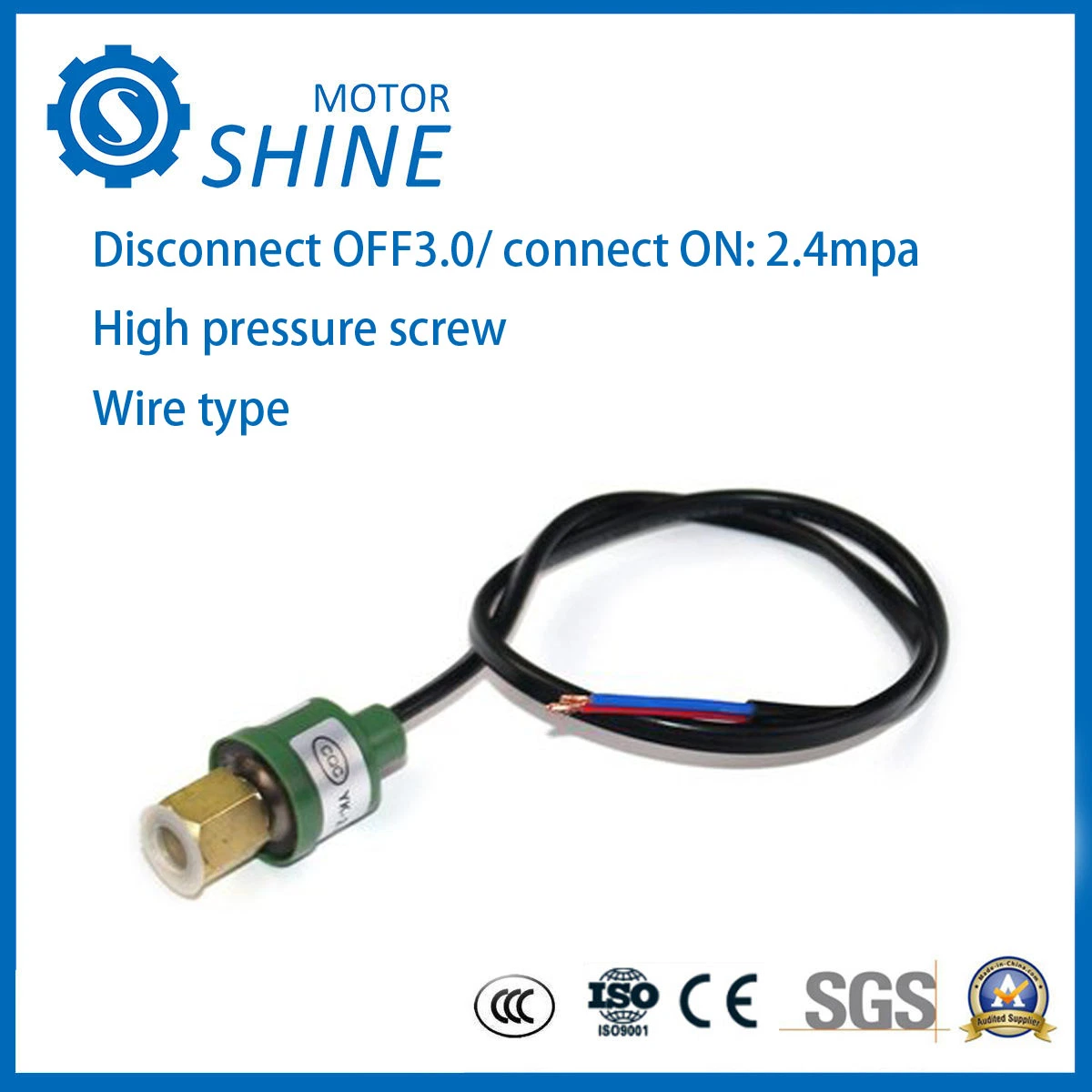 Single Cut Single Thrower Auto-Reset Pressure Control Air Pressure Switch