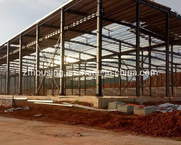 Factory Price Steel Structure Workshop and Prefabricated Steel Structure Building with Rockwool Sandwich Wall Panel