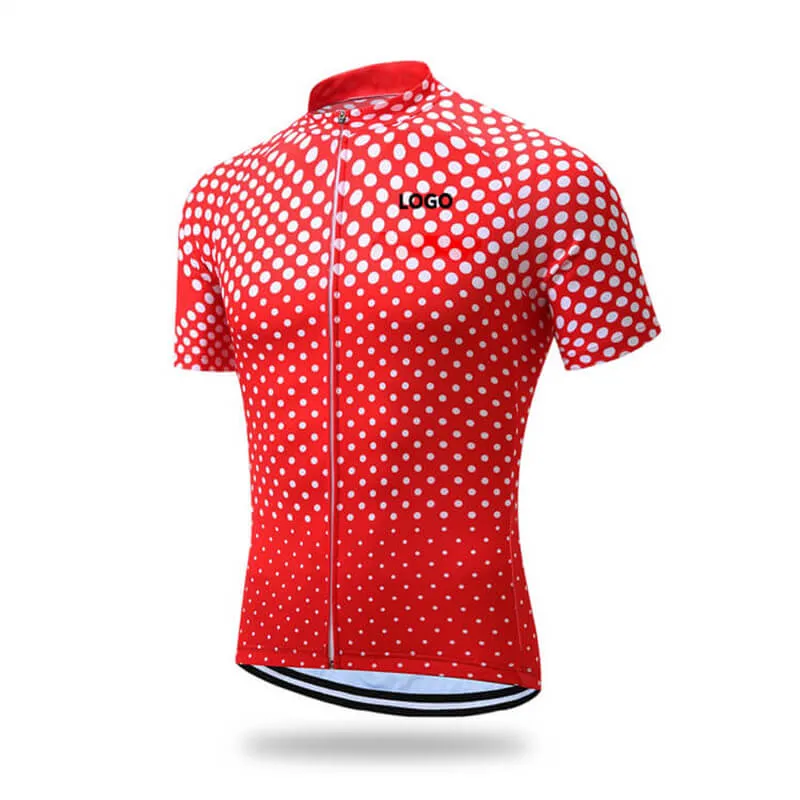 Hot Sell High Quality Bicycle Jersey Custom Mesh Cycling Wear Men Bike Clothing Sublimation Racing Shirts