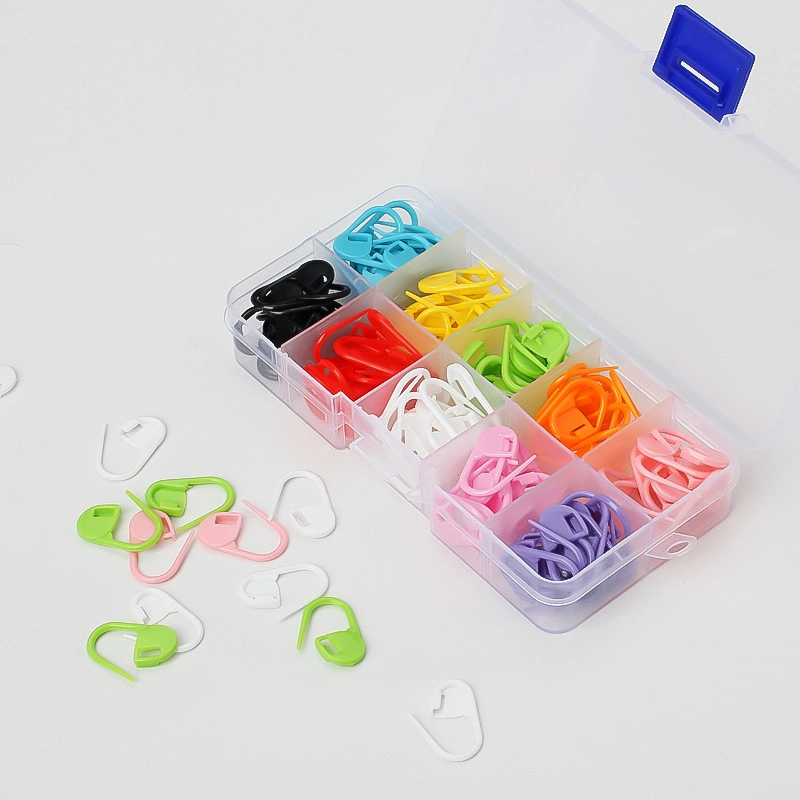 Knitting Aid Candy Color Small Pin Plastic Needle Counter Anti-Untie Marking Buckle