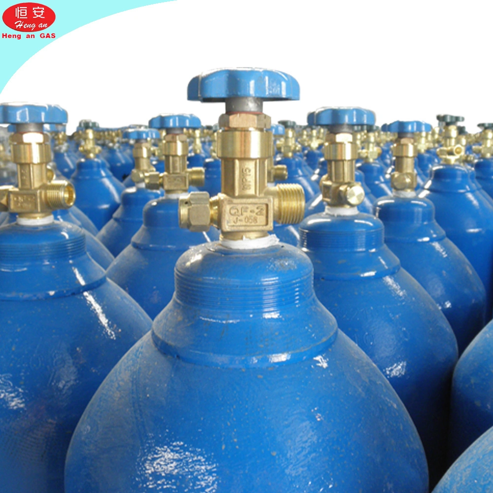 Hot Sale 40L Gas Cylinder Price High Purity 99.999% O2 Gas Oxygen Gas Cylinder