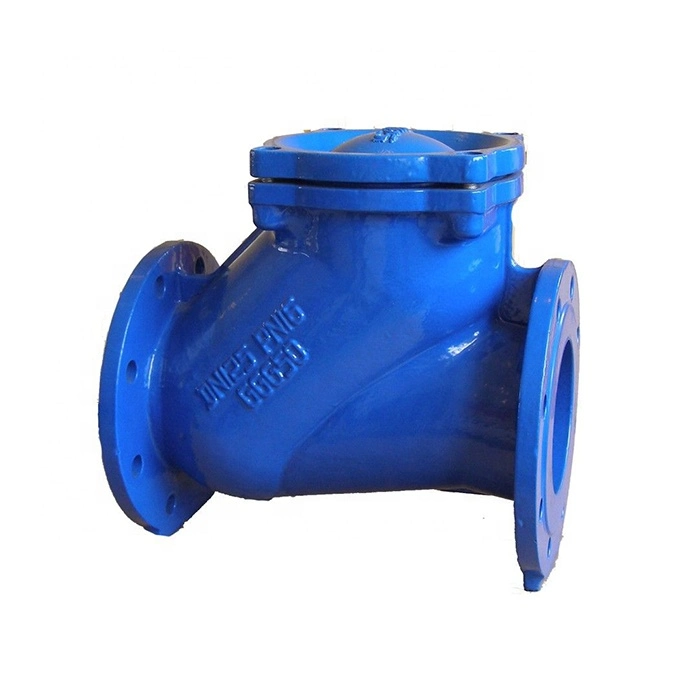 Ductile Cast Iron Dn250 Pn16 Double Flanged Ball Check Valve for Drinking Water