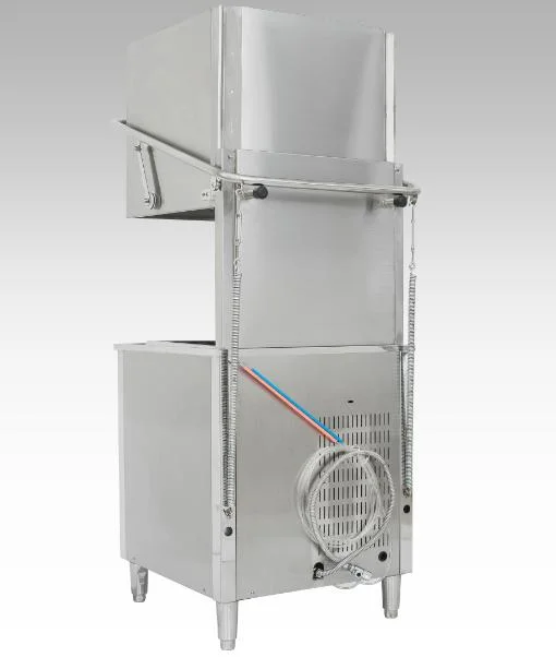 Sanitizing Automatic Uncovered Hood Type Commercial Washing Dish Dishwasher for Restaurant