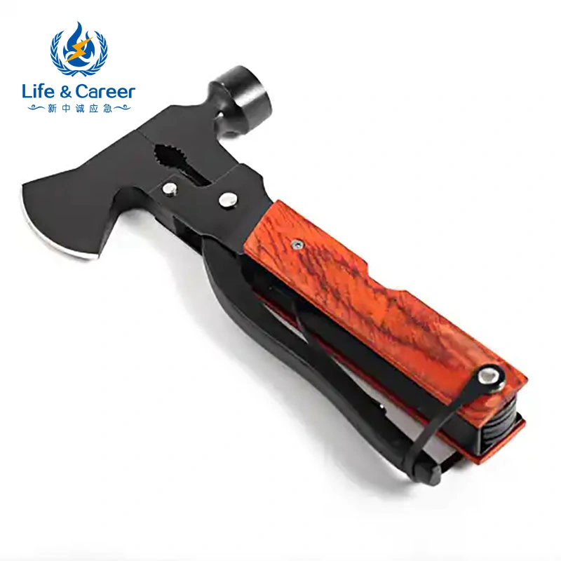 Multifunktions-Camping-Tool mit Axt Hammer Zange Messer Set für Camping Wandern Outdoor Survival Gear Kit Outdoor Camping Tool