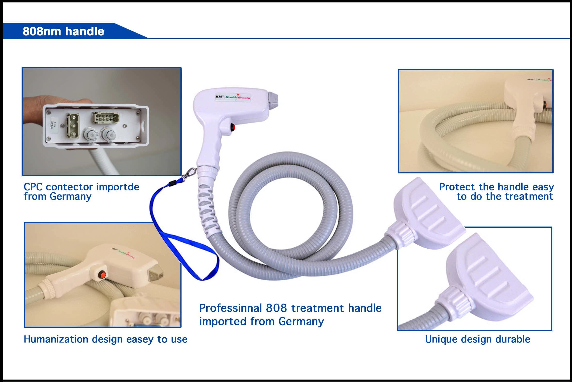 2023 Neu Ankommen 755/808/1064 Diode Laser Keine Nebenwirkung / Laser Haar Behandlung