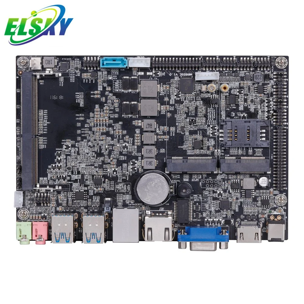 Elsky M600se I3 Processor Core I3 I5 I7 6COM Gpio 4*USB3.0 Fanless DDR4 4 Inches 19V Fanless Barebone Ubuntu Mini PC